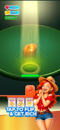 Download Idle Coin Flip: Clicker Terbaru – Game Idle Seru Gratis - Screenshot 2